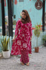 Petal Neck Floral Kurta Set