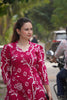 V-Neck Floral Kurta