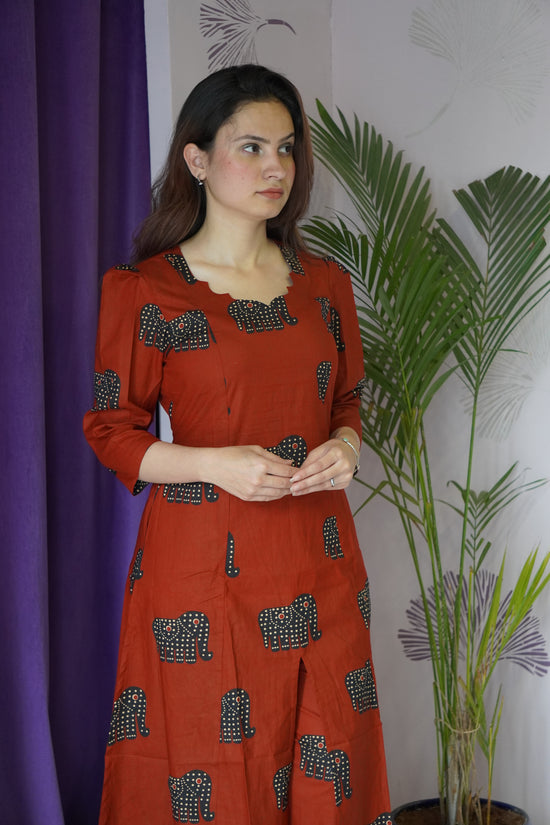 Earthen Elephant Co-ord Set