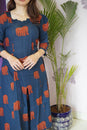Blue Elephant print Dress