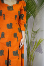 Sunset Orange Grace Dress