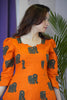 Sunset Orange Grace Dress