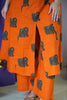 Sunset Orange Grace Dress