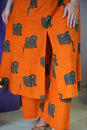 Sunset Orange Grace Dress