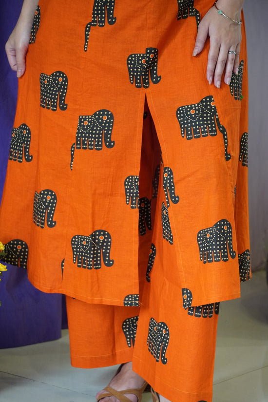 Sunset Orange Grace Dress