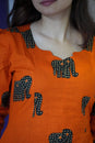 Sunset Orange Grace Dress