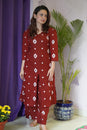 Crimson Loom Dress