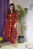 Crimson Loom Dress