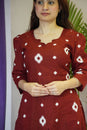 Crimson Loom Dress