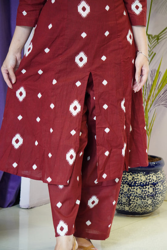 Crimson Loom Dress