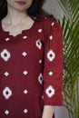 Crimson Loom Dress