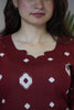 Crimson Loom Dress