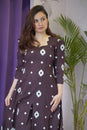Plum Whisper Ikat Dress