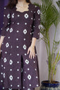 Plum Whisper Ikat Dress