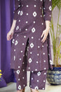Plum Whisper Ikat Dress