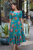Lotus Bloom A-Line Dress