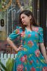 Lotus Bloom A-Line Dress