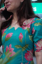 Lotus Bloom A-Line Dress