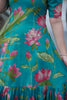 Lotus Bloom A-Line Dress
