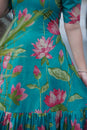Lotus Bloom A-Line Dress