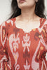 Rust Red Printed Kurta Set