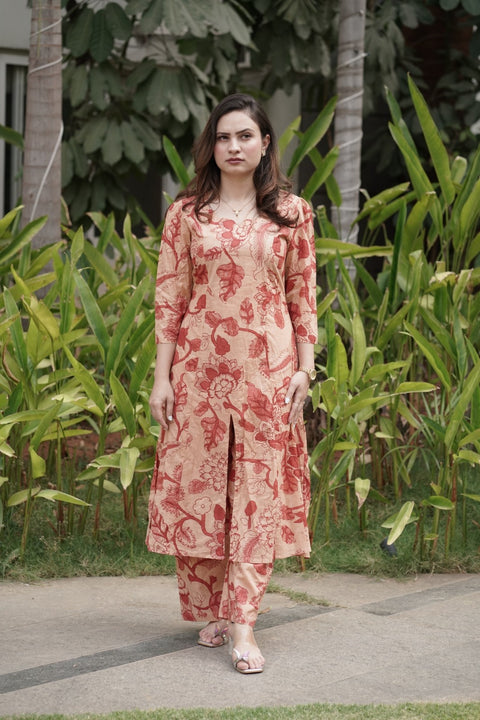 Peach Blossom Ethnic Set