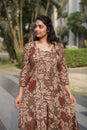 Vintage Floral Printed Kurta