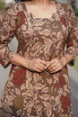 Vintage Floral Printed Kurta