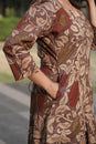 Vintage Floral Printed Kurta