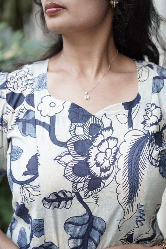 Indigo Bloom Kurta Set