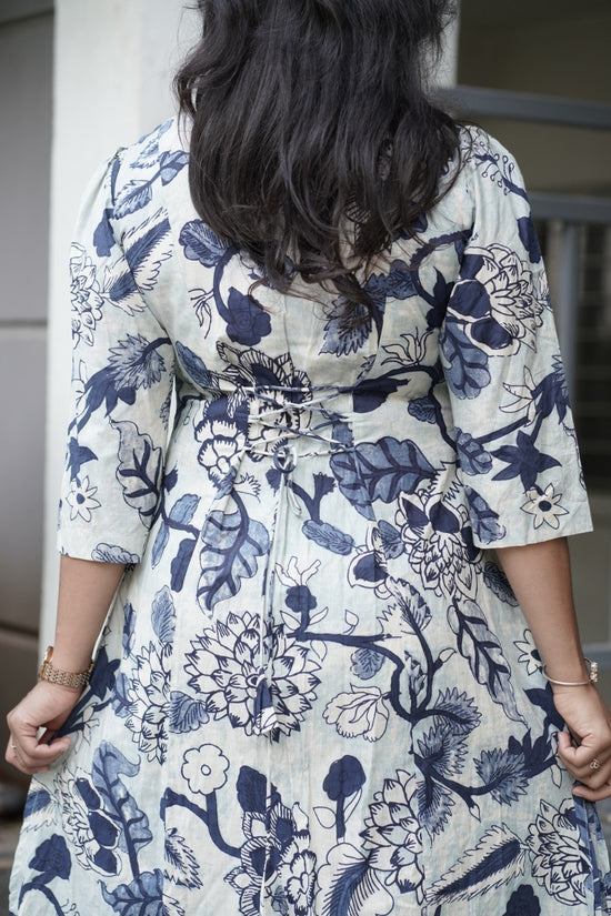 Indigo Bloom Kurta Set