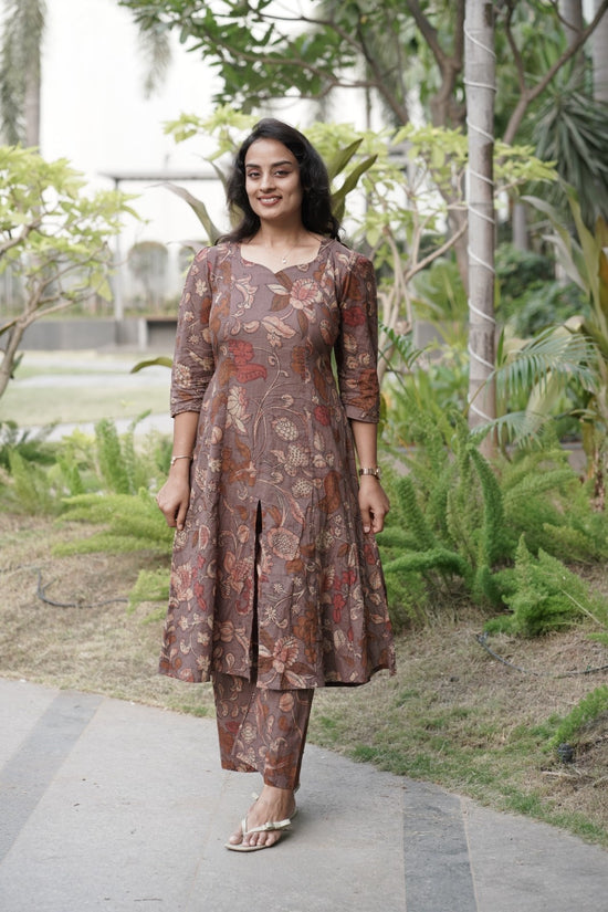 Cocoa Bloom Kurta Set