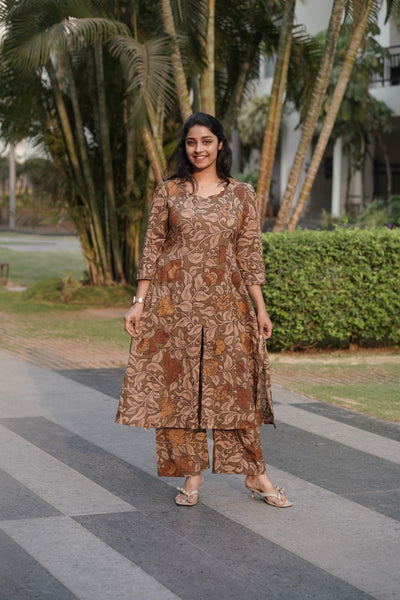 Sandstone Bloom Kurta Set