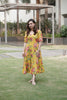 Sunflower Bloom Midi Dress