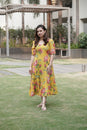 Sunflower Bloom Midi Dress