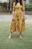 Sunflower Bloom Midi Dress