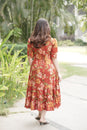 Rust Bloom Dress