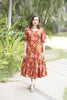Rust Bloom Dress