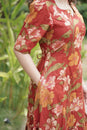 Rust Bloom Dress