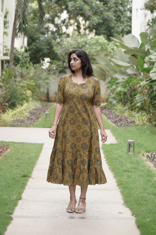Mustard Heritage Dress