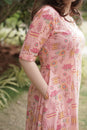 Rose Blossom Printed Maxi Dress