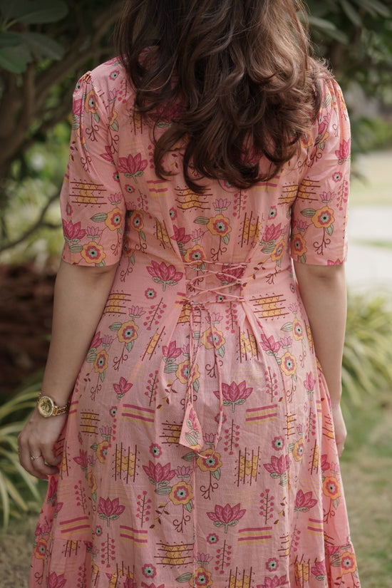 Rose Blossom Printed Maxi Dress