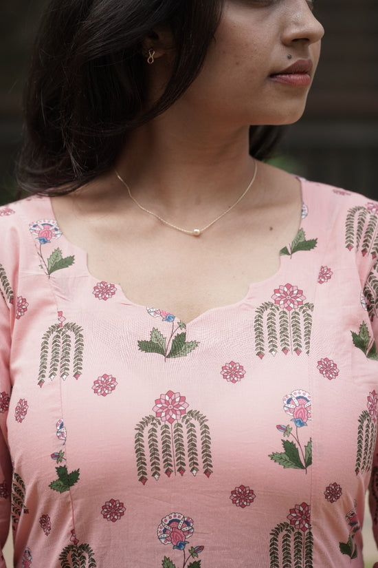 Blush Pink Ethnic Kurta Set