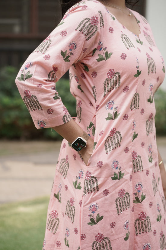 Blush Pink Ethnic Kurta Set
