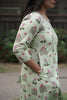 Mint Green Floral Kurta Set