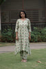 Mint Green Floral Kurta Set