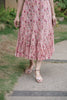 Vintage Floral Pink Dress